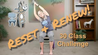 Chair Yoga - Reset and Renew Class 15 - 54 Minutes More Seated, Some Standing