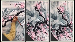 Hui, Traditional Chinese Painting_How can the plum blossoms smell tangy without a bit of cold?