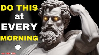 10 THINGS You SHOULD do every MORNING | Stoic  Morning Routine | Stoicism