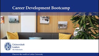 Leiden University - Career Service Bootcamp: Cover Letter