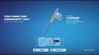 The free items if you got a win during community day.
