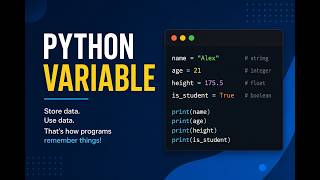 Python Variables Explained | Beginner Friendly Tutorial