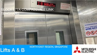 HDB Block 277A Sengkang || Mitsubishi Elevator