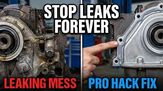 Is your oil pan and timing cover LEAKING? Pro hack!