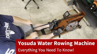 Yosuda Water Rowing Machine, Uses Actual Water For Resistance, Unboxing, Review, Tips, Set Up