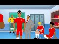 zombie soccer match 1 hour of supa strikas soccer cartoons football world cup cartoons