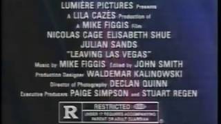Leaving Las Vegas Movie Trailer 1995 - TV Spot Nicolas Cage