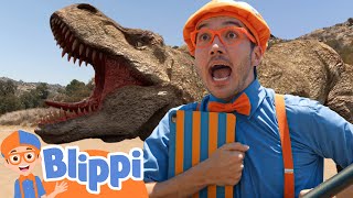 Blippi Learns About Dinosaurs! | @TRexRanch | Educational Videos for Kids