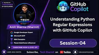 Understand Regular Expressions in Python Using GitHub Copilot | github copilot tutorial (Ep-04)