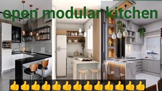 open modular kitchen #kitchen