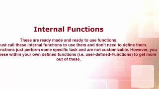 PHP Day 6 Internal Functions