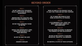 Beyond Order 12 More Rules for Life Full Audiobook by Jordan Peterson