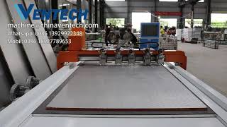 VENTECH Pre insulated Duct Cutting Machine focus on HVAC PID duct Insulation Ductwork manufacturing