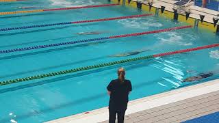 Nairwng Tripura at the 2020 NSW Speedo final 50 fly