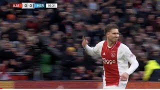 Mika Godts Goal | Ajax vs Heracles Almelo 4-0 | Highlights | Eredivisie 25