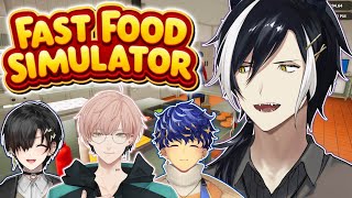 【Fast Food Simulator】ホロスタバイト戦士共【影山シエン/律可/奏手イヅル/アステルレダ】