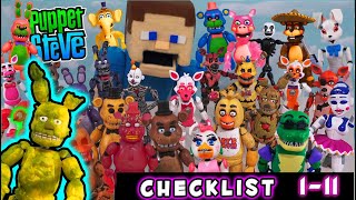Fnaf Funko Articulated Series 1-11 Checklist 5-inch Figures Five Nights At Freddys 2021