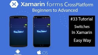 Xamarin Forms Switch Demo [Tutorial 33]