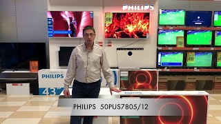 Philips 50PUS7805/12 kicsomagolás és bemutató