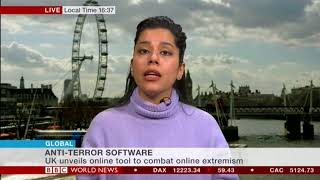 Nikita Malik speaks to BBC World Global on the Government's new anti-terror software