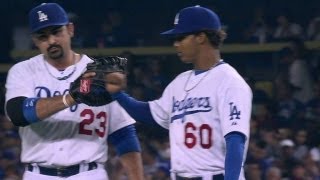 COL@LAD: Dominguez forces groundout to escape jam