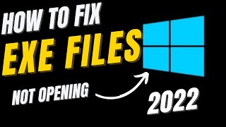 HOW TO FIX EXE FILES NOT OPENING, SETUP.EXE CRASHING