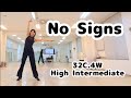 #위례재희라인댄스 남위례역앞 3번출구 (높은 중급 작품) No Signs Linedance (Demo)