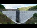 the dams of elan valley by drone 4k