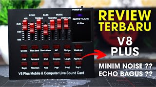 REVIEW SOUNDCARD TAFFSTUDIO V8 PLUS TERBARU LEBIH BAIK DARI V8 !!!