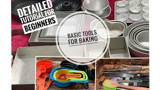 Cake Baking Tools # കേക്ക് ഉണ്ടാക്കാൻ ആവശ്യമുള്ള ഉപകരണങ്ങൾ പഠിചയപ്പെടാം #basictoolsforbeginners