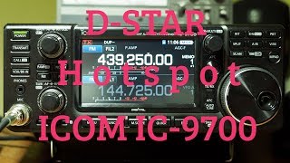 Icom IC-9700 D-Star Hotspot einrichten