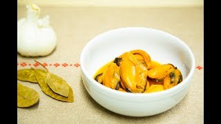 Cómo hacer MEJILLONES EN ESCABECHE How to make pickled mussels