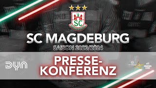 Pressekonferenz: SC Magdeburg vs. Industria Kielce | EHF Champions League | 1/4-Final 23/24 |
