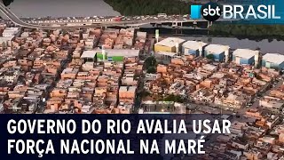 Governo do Rio avalia usar força nacional na Maré | SBT Brasil (28/09/23)