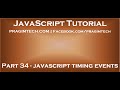 JavaScript timing events