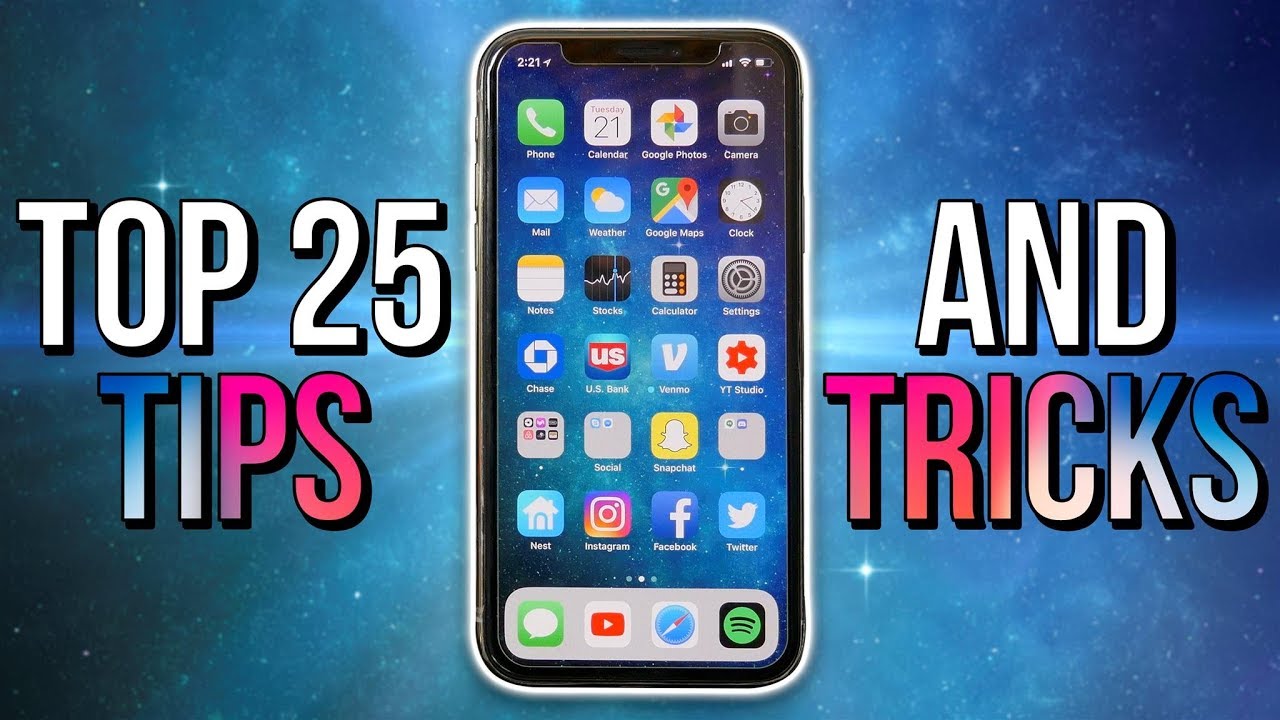 IPhone X - TOP 25 Tips & Tricks - YouTube