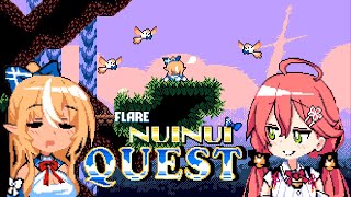 Flare Nuinui Quest 1.1 Update Stage 1-5 Final Boss \u0026 Ending - All Achievements - Hololive Fangame