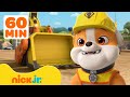 Rubble & Crew | ¡Las mejores construcciones en el patio trasero de Rubble! | 60 minutos | Nick Jr.