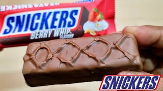 Snickers Berry🍓Whip Flavour Chocolate Bar | Ingredients, Taste, Price, Ad | New Snickers Berry Whip🍫