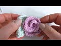 learn how to make a crochet flower beginner friendly rose and leaf tutorial