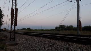 Treno merci Brindisi-Castelguelfo con E483 043 Ferrotramviaria e carri H in transito