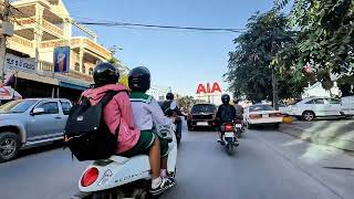 BATTAMBANG IN THE EVENING,BEAUTIFUL TOWN IN CAMBODIA 2025