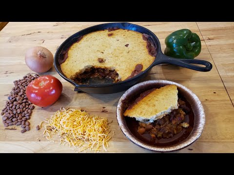 Baked Chili Cornbread Pie Recipe