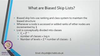 Biased skip list (Poster Presentation) - Red Racers