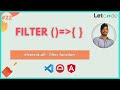 How to use Filter function? | Protractor Tutorial | LetCode