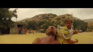 Once Upon A Time In Hollywood - Cliff punches hippie