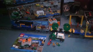 Lego 60052 City blue cargo train Review