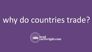 Why Do Countries Trade? | Introduction & Overview | The Global Economy | IB Economics Exam Review