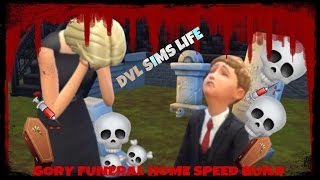 The Sims 4: Speed Build | Gory/Haunted Funeral Home |