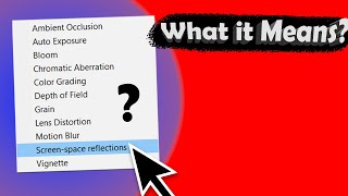What Unity Post-processing Effects mean Part 1